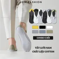 在飛比找蝦皮購物優惠-Combo 6 雙 GOMTAT 男士樂福鞋,柔軟光滑的棉質