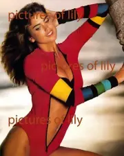 SEXY 8x10 glossy photo Kathy Ireland swimsuit supermodel 1980s