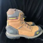 Caterpillar Work boots composite toe zip up rubber toe P90453 13 Slip Resistance