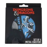 Fanattik Dungeons & Dragons Metal Coaster Set