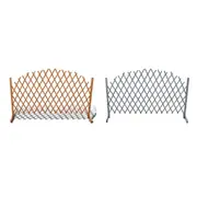 Trellis Fence Grey Garden Expanding Fence Panel Barrier Solid Wood vidaXL