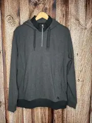 Adidas Go-To Quarter 1/4 Zip Golf Gray Hoodie TM4534F23 Men's Size Large NWT