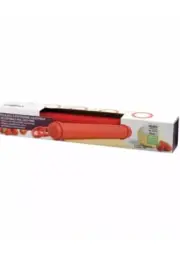 Mastrad rolling pin adjustable rolling pin rolling aid silicone red 41cm