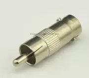 RCA Male Plug to BNC Female Coax Connector Adapter