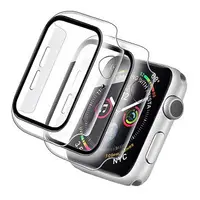 在飛比找樂天市場購物網優惠-適用于蘋果手表5代鋼化膜一體保護殼iwatch5保護殼套4/