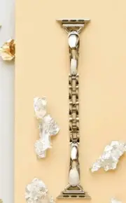 Coconut Lane Bangle Apple Watch Strap Gold for Apple Watch Series 9 8 7 6