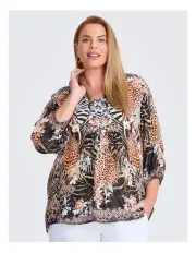 [Taking Shape] Natural Lani Top Print