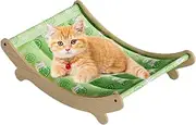 Cooling Cat Bed Hammock with Water Mat, Waterproof Elevated Cat Bed Lounge Chair for Indoor Cats, Pet Furniture Cats Couch for Indoor Use