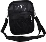 [ANDRESLAD] Mesh Pocket Shoulder Pouch for Medical Students Durable Oxford Lightweight Straddle Bag for Nurses Convenient Tool Organizer for Everyday Use
