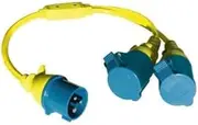 Victron Splitter 16 A 250 V CEE Plug to 2X CEE Coupling