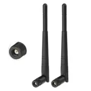 2-Pack 2.4GHz 3dBi WiFi Omni Antenna RP-SMA for WiFi Adapter Security IP Camera