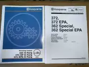 Husqvarna 372 XP, X-Torq 372XP XPG Chainsaw Service Workshop & Parts List Manual