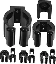 Yardwe Wall Pole Holder Fishing Rod Clamp 12pcs Fishing Rod Holders Fishing Rod Pod Holder Wall Pole Mount Clamp