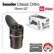 18mm Eyepiece - Baader Classic Abbe Ortho 1.25" Carl Zeiss Jena Optical Design