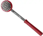 Anneome 2pcs Clapper Shoulder Massager Massage Pat Stick Back Massage Hammer Neck Massager Massage Stick Long Handle Massage Rod Red