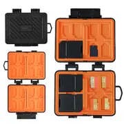 24 Slots Card Case Holder Waterproof Protector Holder Box Anti-Shock Memory Card Case For Sd / Micro Sd Tf Card Storage Organizer