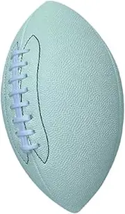 Perfeclan Football Ball Official Football Size 9 Comfortable Grip Water Football Glowing Rugby Ball for Game Match Indoor Party Favor