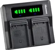EN-EL15 Battery Charger, Hisewen Dual Fast Charger for Nikon EN-EL15A/EL15B/EL15C D850, D750, D810, D7500, Z6, Z7, D7200, D7100, D7000, 1 V1, D500, D600, D6100 D800, D800E, D810A