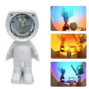 Astronaut LED Projector Lamp 360 Degree Rotation Room Decor Light Sunset Lamp