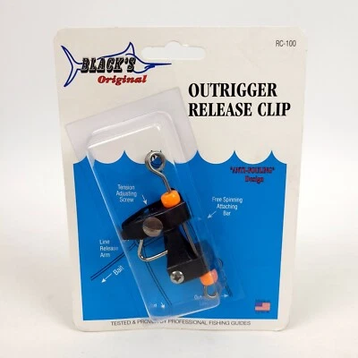 Black's Original Outrigger Release Clip Anti-Fouling Design RC-100 New