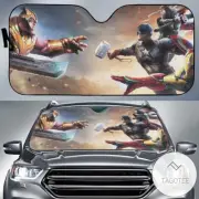 Marvel Avengers Endgame Battle Car Sunshade, Auto Car Windshield Sunshade