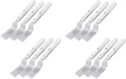 Ateco 1367 Offset Baking Icing White Spatula 4'', Bakeware (12 PC)