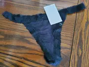 NWT B TEMPT'D by Wacoal modal spandex THONG PANTIES 976229 004 BLK S