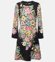 [Etro] Etro Floral minidress AU 10 black