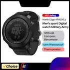 Smart Watch Army Clock Compass Altimeter Barometer Pedometer Digital Waterproof