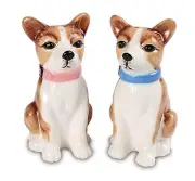SALT & PEPPER SHAKERS--Peanut & Chai--CHIHUAHUA Ceramic Shakers