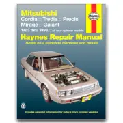 Haynes 68020 Repair Manual Mitsubishi Cordia Tredia Galant Precis Mirage te
