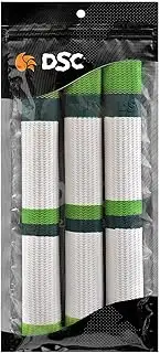 DSC Zig Zag Cricket Bat Grip | Color: Multicolor | Size: One Size | Material: Rubber | For Men & Boys | Pack of 3 | Lightweight | Comfortable Fit | Soft feel grip | Better shock absorption | Provide greater control