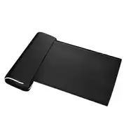 Universal Faux Leather Car Seat Leg Thigh Support Cushion Pillow Lengthen Pad black Standard