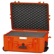 HPRC 2600W - Wheeled Hard Case with Foam - Orange