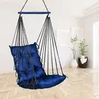 Portable Hanging Cotton Swing Relaxing Chair Jhula Cushion Decor Hammock