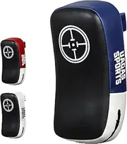 Uagas Sports Muay Thai Pad Curved (One Shield) Boxing Strike Shield for Boxing Training MMA Sparring Taekwondo Karate Martial Arts Durable Kick Shield Kickboxing Pad (1pc)