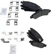 Front & Rear Premium Posi Ceramic Brake Pads Set for GMC Chevy Truck