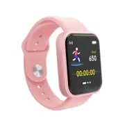 D20L Smartwatch Pedometers Sport Watches Color Smart Watch 1.3 Inch Heart Rate Blood Pressure Sleep Monitoring Smart Bracele - Pink