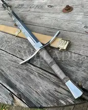 Hand Forged High Carbon Steel Viking Sword Medieval Battle Ready With Scabbard
