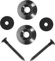 UPKOCH Guitar Strap End Pins Acoustic Electric Bass Mushroom Head Buckle Locks Set
