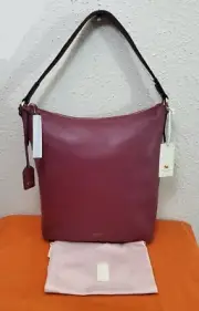 New Radley London Mercer Street Marlot Leather Medium Ziptop Hobo/ Shoulder Bag