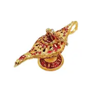 Catzon Aladdin Magic Genie Lamp Party Table Decoration Gift-Gold Red