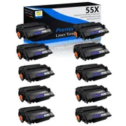 10PK CE255X 55X Toner Cartridge for HP LaserJet P3015n P3015x P3016 MFP M525dn