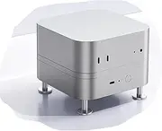 Desktop Stand Mount for New Mac mini M4 and M4 Pro Aluminum Desktop Stand Mount Improved Cooling Easy Power Button