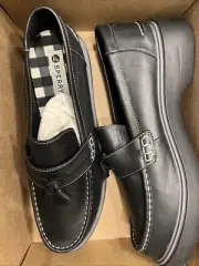 Women’s Black Sperry Top-Sider Size 12 Slip On Penny Loafer