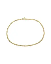 10K Italian Gold Curb Link Chain Bracelet
