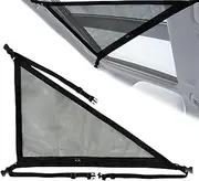 Car Ceiling Storage Net,Triangle Car Roof Storage Net | Adjustable Straps, Space-Saving Interior Accessories for Automobile Truck Rv Grocery Organization Truck