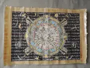 Egyptian papyrous Zodiac signet Certificate of authenticity