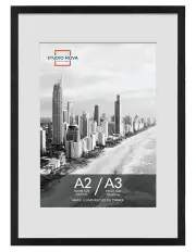 [Studio Nova] Premium Picture Poster Frame A2 to A3 in Black
