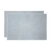 2pc Bambury Ultra soft Angove Bath Mat 50x80cm Dream Cotton Woven Home Decor